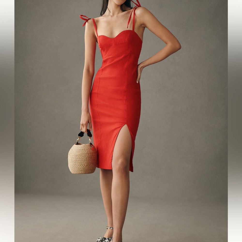 By Anthropology Slim Corset Dress